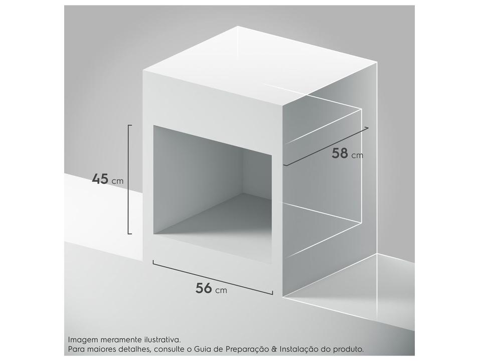 Forno Elétrico de Embutir Electrolux Multifuncional 50L Preto Experience OE5EA - 4