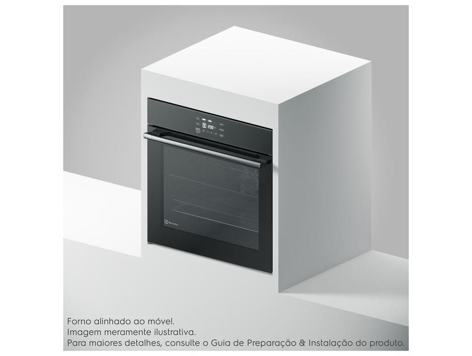 Forno Elétrico de Embutir Electrolux Multifuncional 80L Preto Experience OE8EA - 1