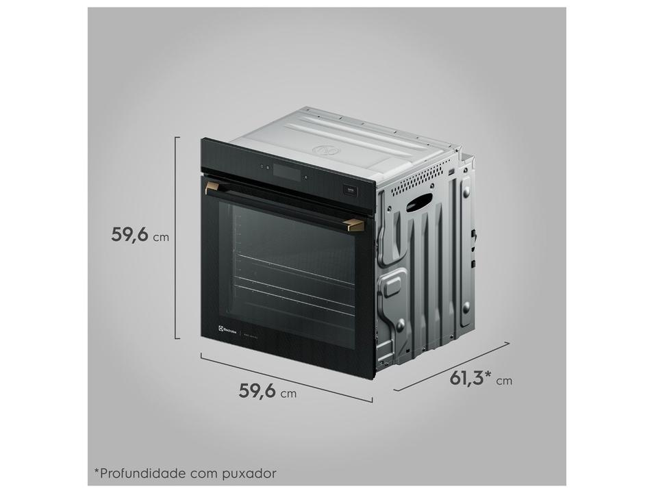 Forno Elétrico de Embutir Electrolux Multifuncional 80L Preto OE9XB - 2