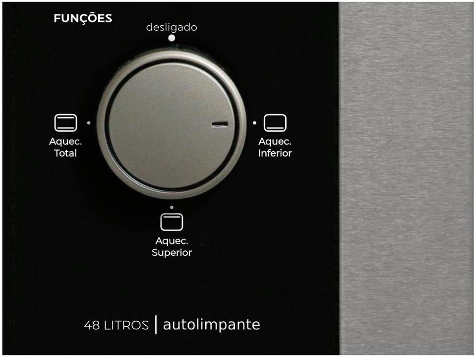 Forno Elétrico de Embutir Fischer 48L Fit Line - 4