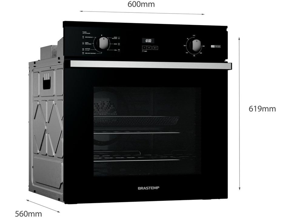 Forno Elétrico de Embutir Função Air Fryer - 5