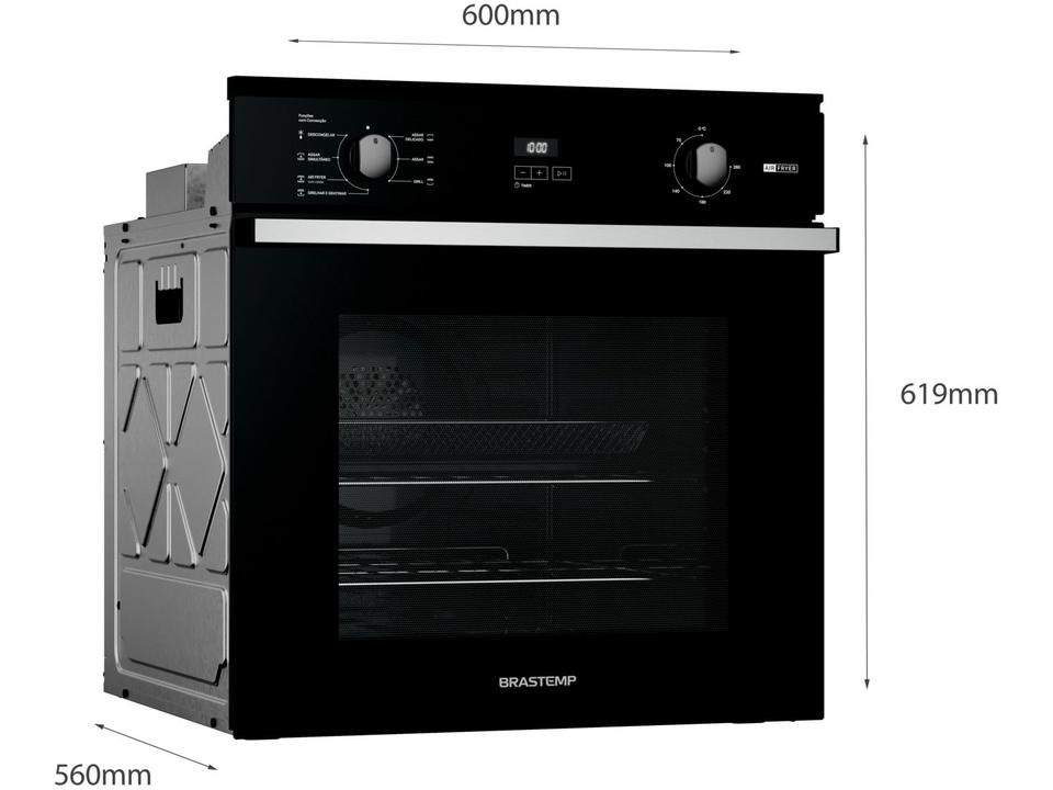 Forno Elétrico de Embutir Função Air Fryer - 5