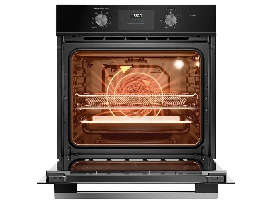 Forno Elétrico de Embutir Midea Multifuncional Grill 80L Preto Digital com Airfryer TSD80P2 - 4