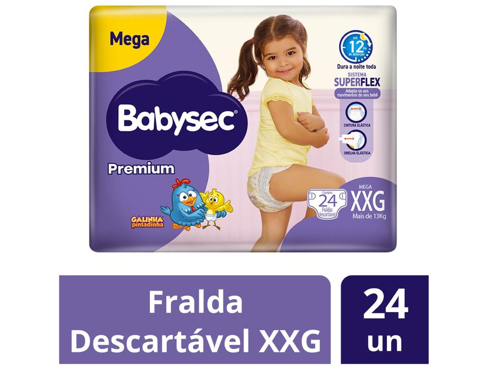 Fralda Babysec Galinha Pintadinha Premium - 1