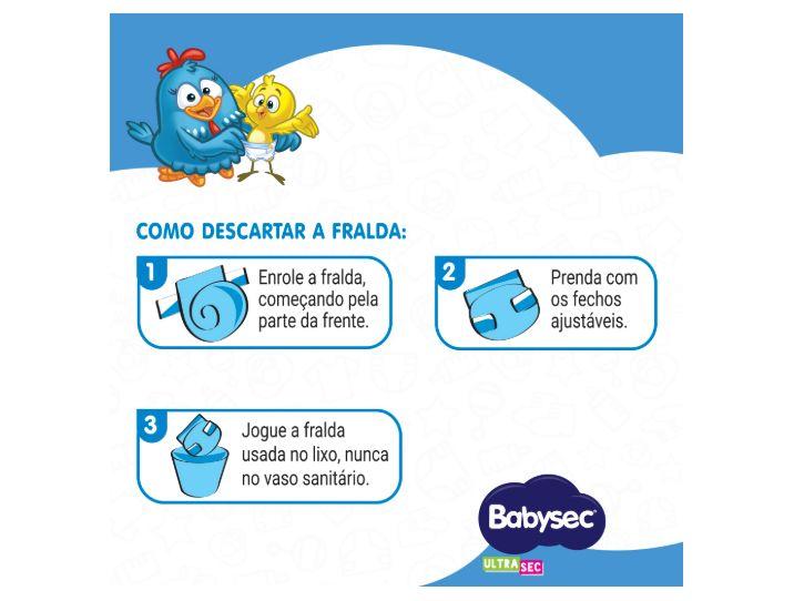 Fralda Babysec Galinha Pintadinha Ultra Sec G 8,5 a 12kg 80 Unidades - 5