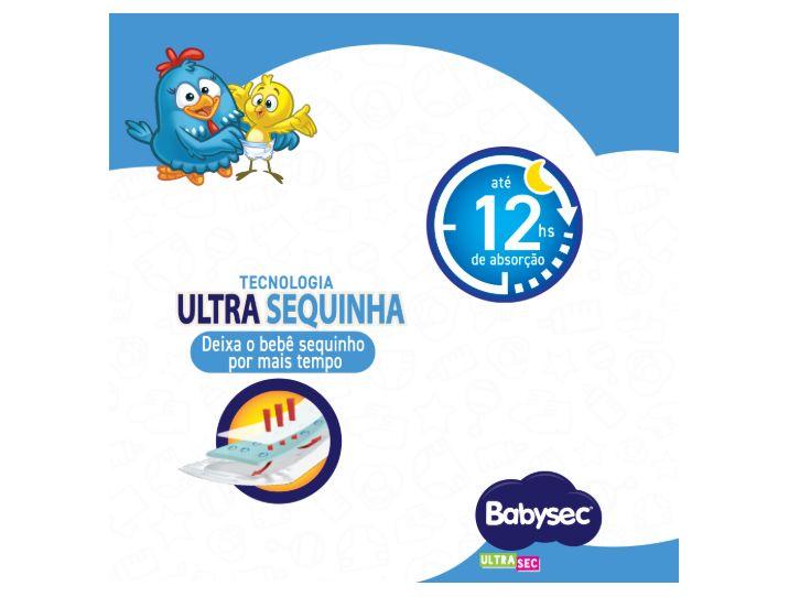 Fralda Babysec Galinha Pintadinha Ultra Sec XXXG Acima de 19kg 64 Unidades - 3