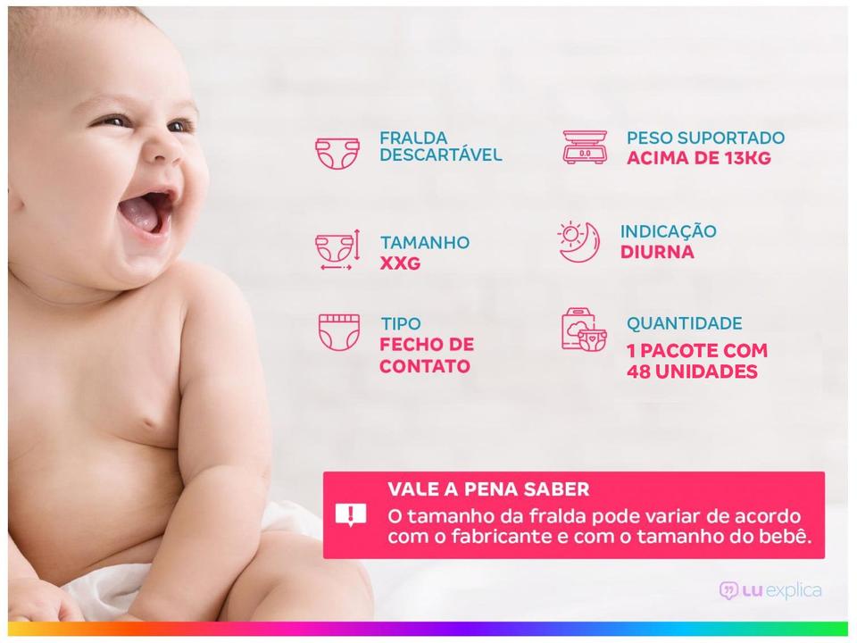 Fralda Babysec Galinha Pintadinha Ultrasec Tam. XXG Acima de 13kg 48 Unidades - 3
