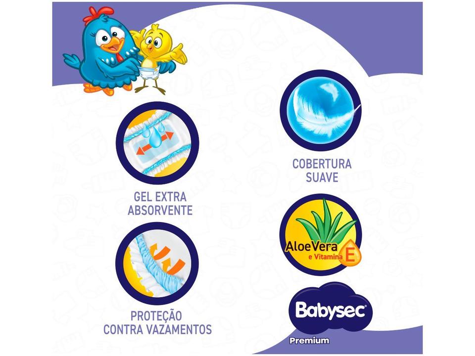 Fralda Babysec Premium Galinha Pintadinha Tam. G 8,5 a 12k - 4