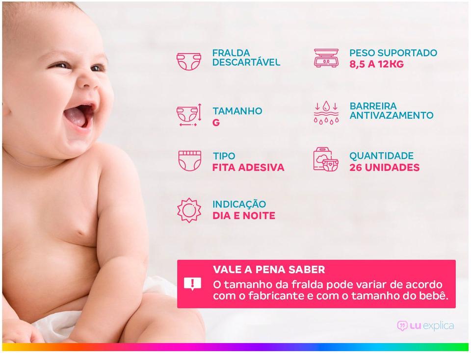 Fralda Babysec Premium Galinha Pintadinha Tam. G 8,5 a 12k - 2