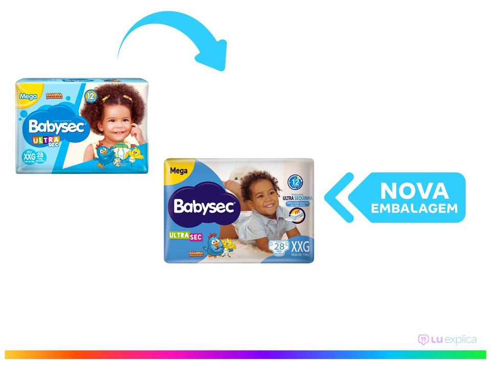 Fralda Babysec Ultrasec Galinha Pintadinha Tam XXG a partir de 13kg 28 Unidades - 2