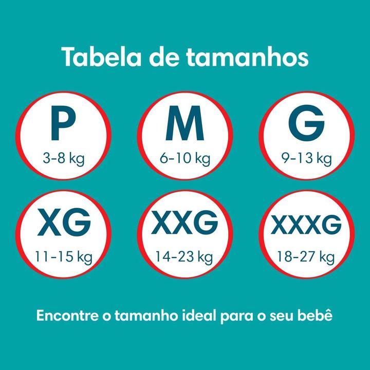 Fralda Calça Pampers Pants Ajuste Total Tam. XG 11 a 15kg 86 Unidades - 7
