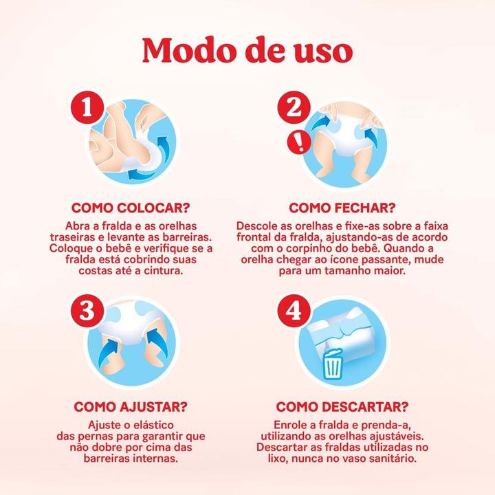 Fralda Descartável Huggies Máxima Proteção XXG 14 a 20kg 112 Unidades - 6