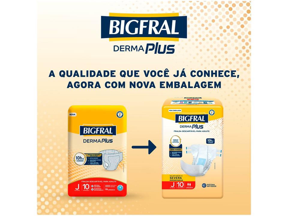 Fralda Geriátrica Bigfral Derma Plus Juvenil - 3
