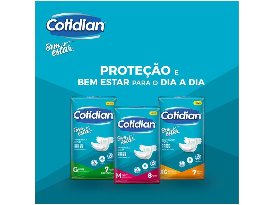 Fralda Geriátrica Cotidian Embalagem Econômica - 6