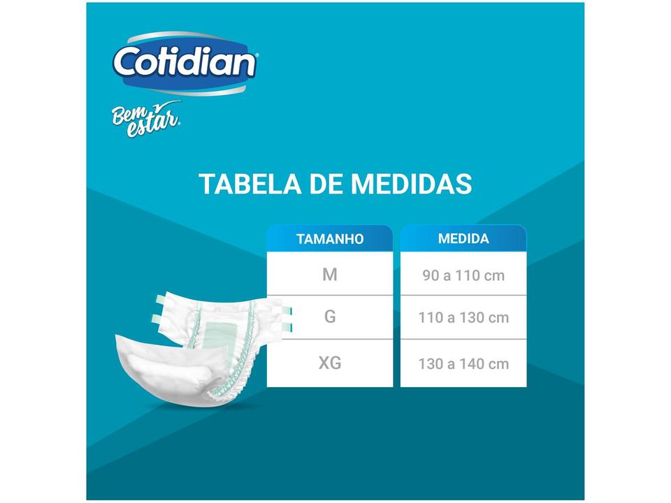 Fralda Geriátrica Cotidian Embalagem Econômica - 5