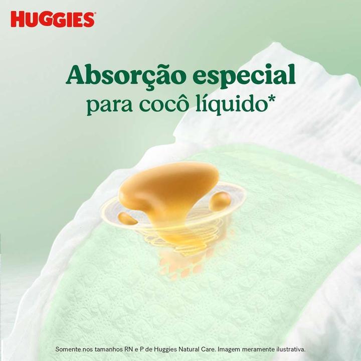 Fralda Huggies Natural Care M 5,5 a 9,5kg 78 Unidades - 3