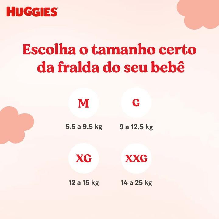 Fralda Huggies Proteção Acolchoada G 9 a 12,5kg 70 Unidades - 6