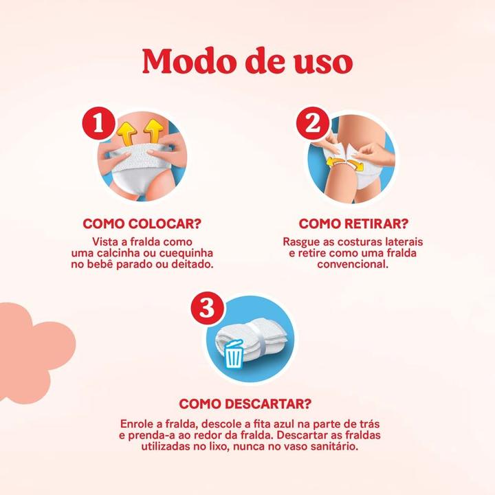 Fralda Huggies Proteção Acolchoada M 5,5 a 9,5kg 80 Unidades - 7