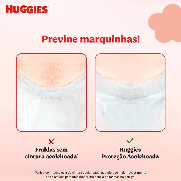 Fralda Huggies Proteção Acolchoada XG 12 a 15kg 64 Unidades - 3