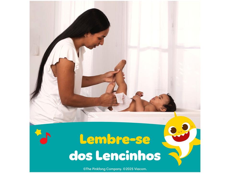 Fralda Pampers Baby Shark SuperSequinha Diurna e Noturna XXG 14 a 18kg 66 Unidades - 6
