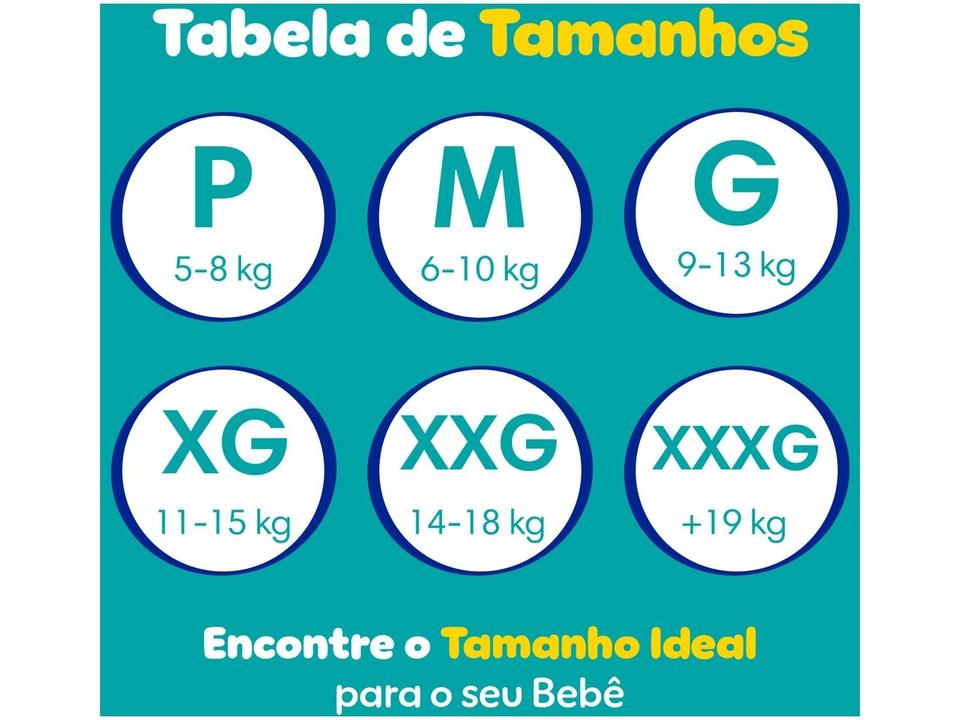 Fralda Pampers Confort Sec Diurna e Noturna XXG 14 a 18kg 88 Unidades - 8