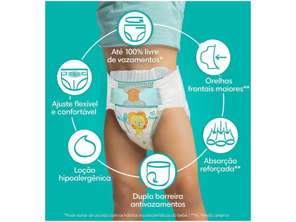 Fralda Pampers Confort Sec Tam. G 9 a 13kg - 3