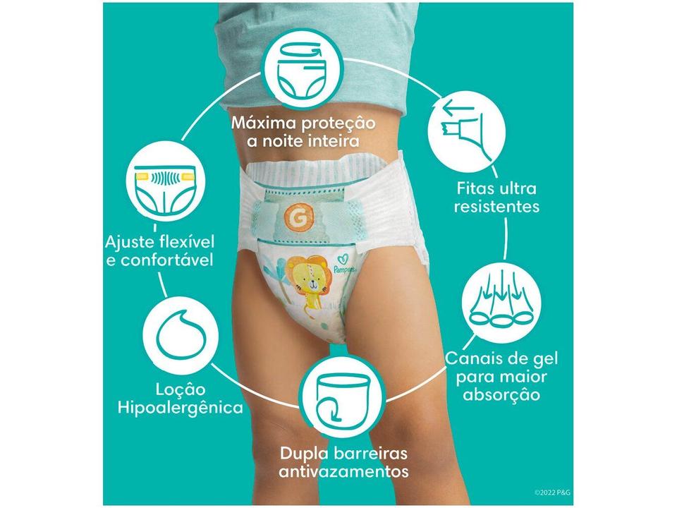 Fralda Pampers Confort Sec Tam. P 5 a 8kg 50 Unidades - 3