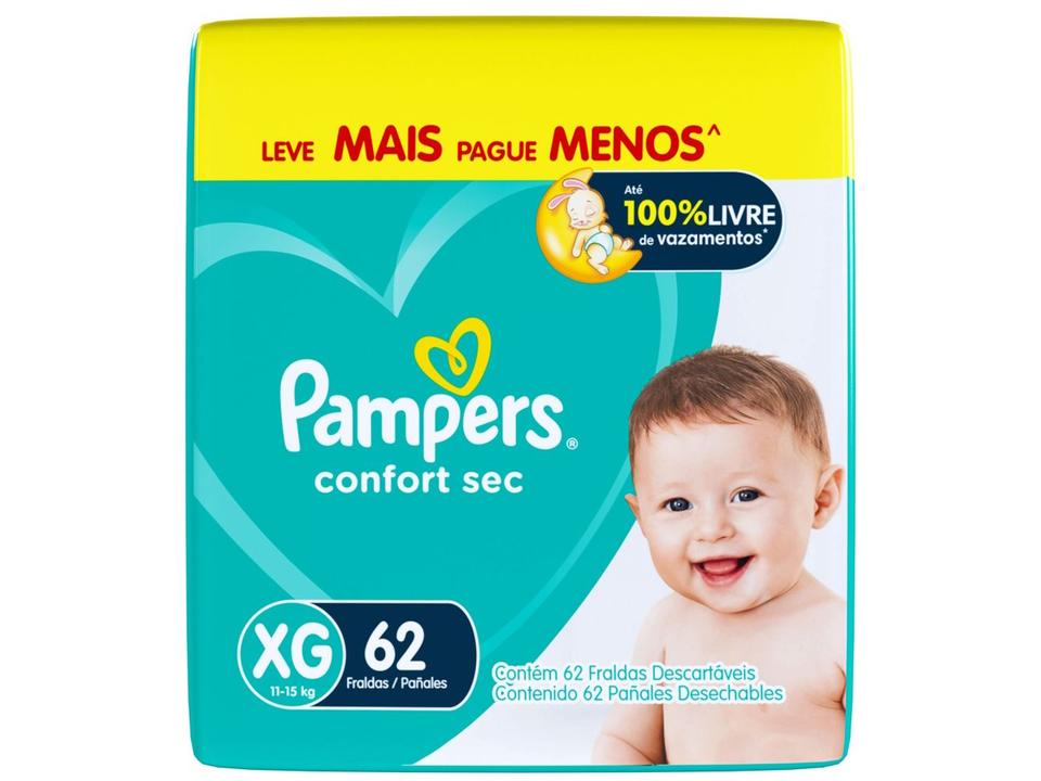Fralda Pampers Confort Sec Tam. XG 11 a 15kg - 13