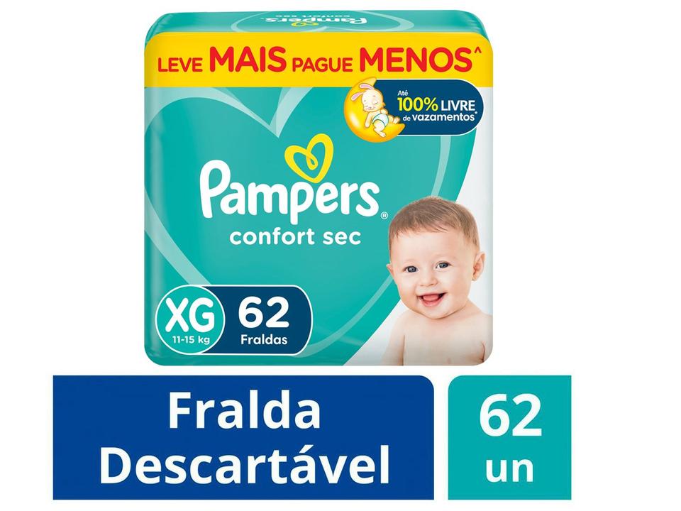 Fralda Pampers Confort Sec Tam. XG 11 a 15kg - 1