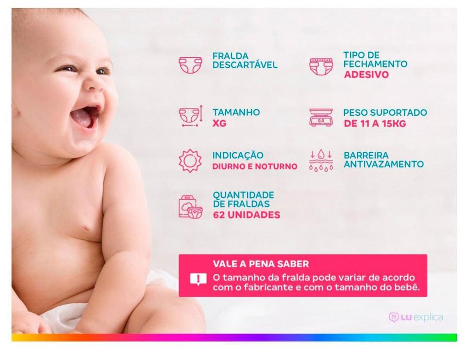 Fralda Pampers Confort Sec Tam. XG 11 a 15kg - 2