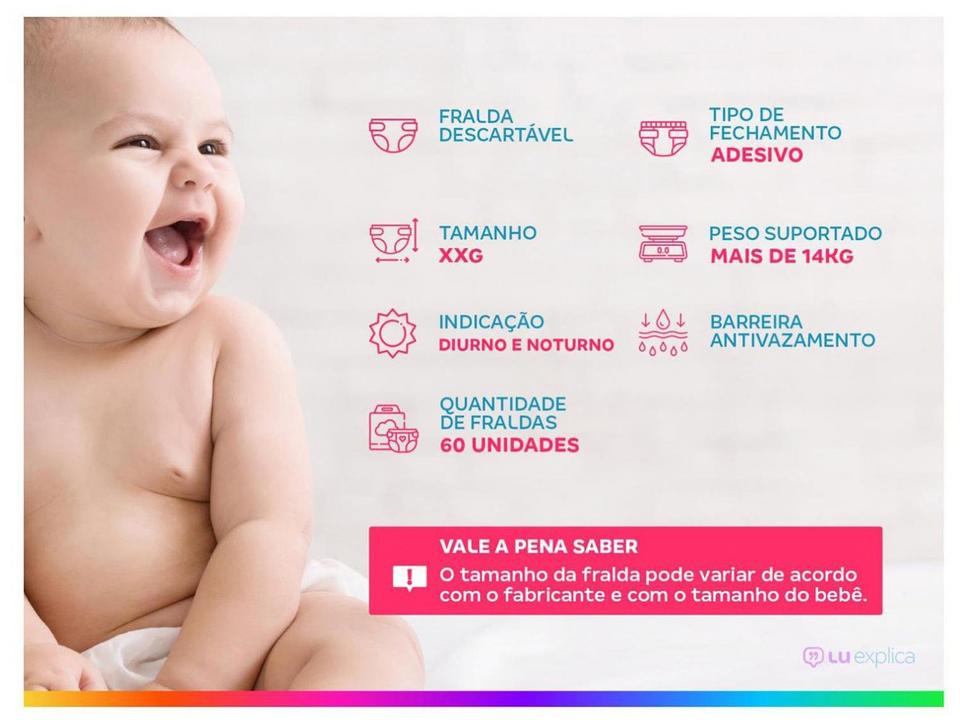 Fralda Pampers Confort Sec Tam. XXG +14kg - 2