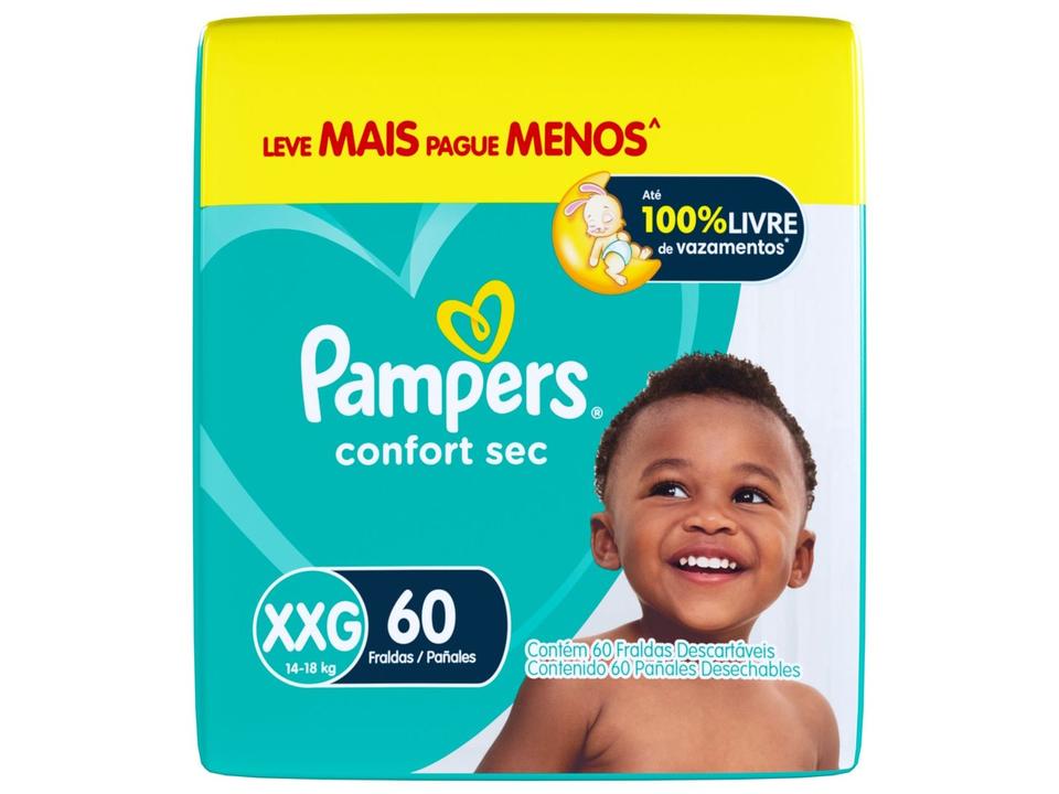 Fralda Pampers Confort Sec Tam. XXG +14kg - 13