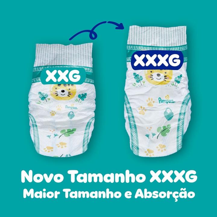 Fralda Pampers Confort Sec Tam. XXXG (+19kg) 74 Unidades - 6