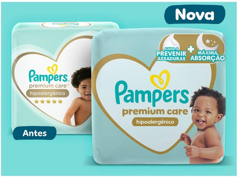 Fralda Pampers Premium Care Diurna e Noturna G 9 a 13kg 94 Unidades - 1