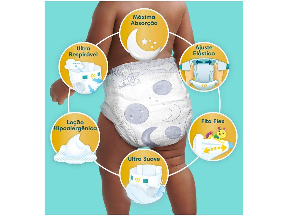 Fralda Pampers Premium Care Diurna e Noturna XG 15kg 88 Unidades - 3