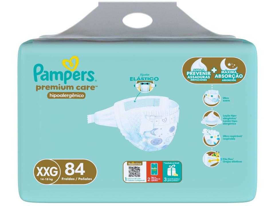 Fralda Pampers Premium Care Diurna e Noturna XXG 14 a 18kg 84 Unidades - 11