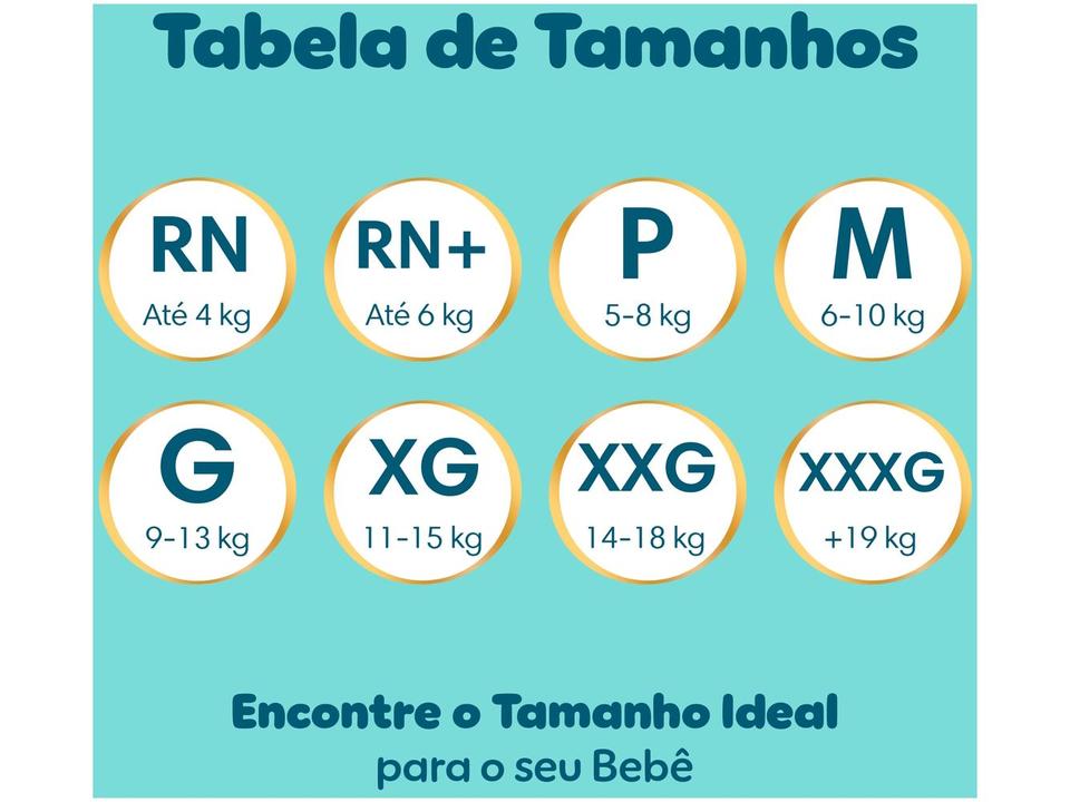 Fralda Pampers Premium Care Diurna e Noturna XXG 19kg 72 Unidades - 9