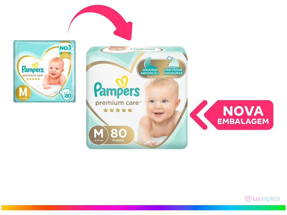 Fralda Pampers Premium Care M - 3