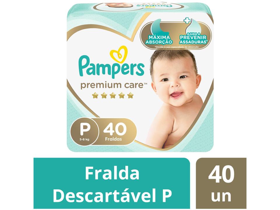 Fralda Pampers Premium Care P - 1