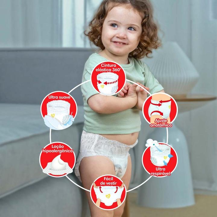 Fralda Pampers Premium Care Pants Tamanho XXG (18-27Kg) 54 Unidades - 1