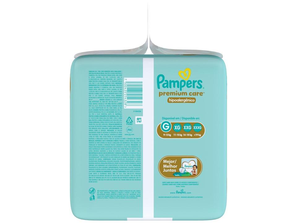 Fralda Pampers Premium Care Tamanho G (9-13kg) 94 Unidades - 12