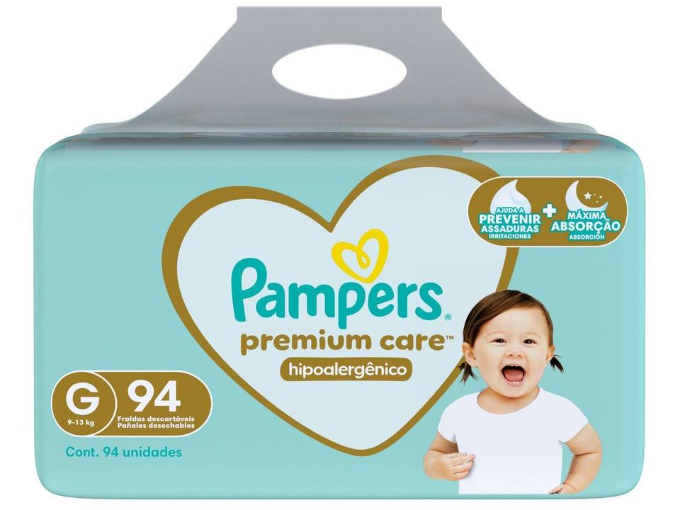 Fralda Pampers Premium Care Tamanho G (9-13kg) 94 Unidades - 10
