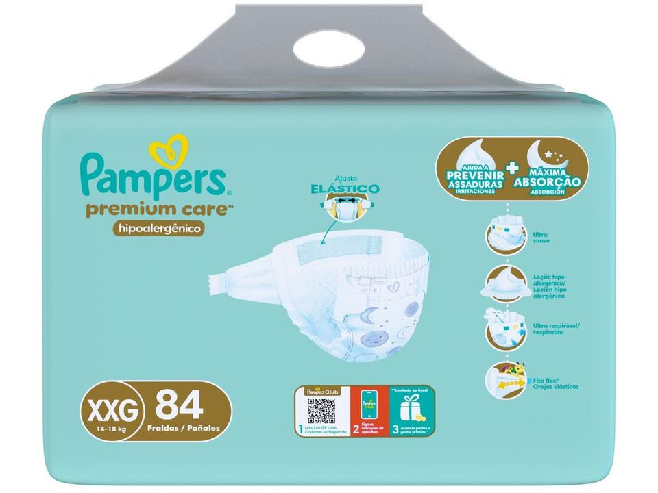 Fralda Pampers Premium Care Tamanho XXG  (14-18kg) 84 Unidades - 11