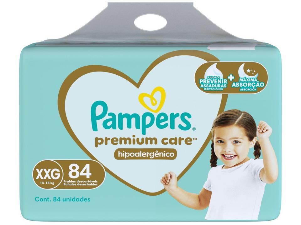 Fralda Pampers Premium Care Tamanho XXG  (14-18kg) 84 Unidades - 10