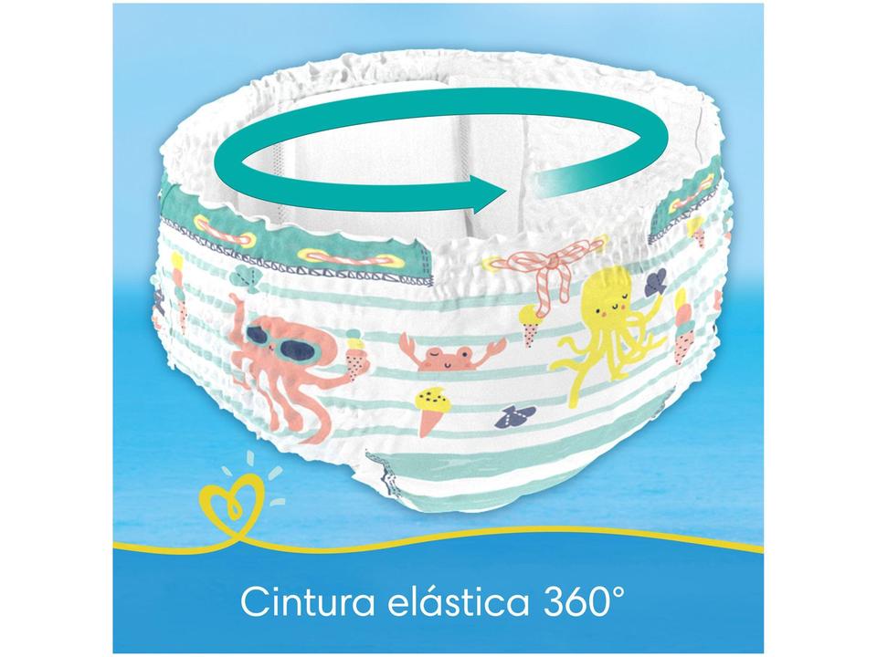 Fralda para Piscina Descartável Pampers Splashers - 4
