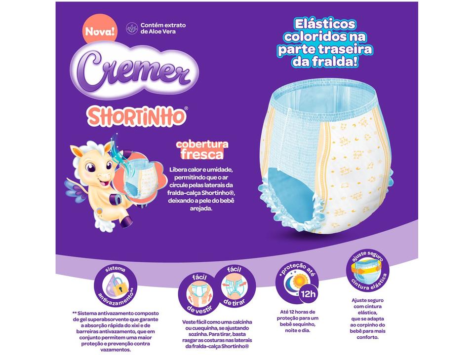 Fralda Shortinho Cremer Tam. M 6 a 10kg - 4