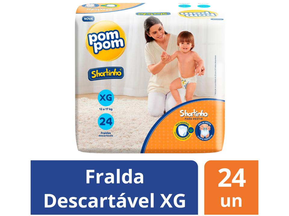 Fralda Shortinho Pom Pom Tam. XG - 1