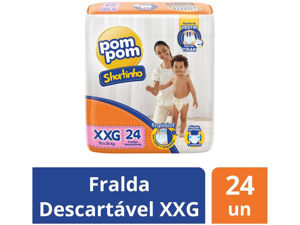 Fralda Shortinho Pom Pom Tam. XXG - 1