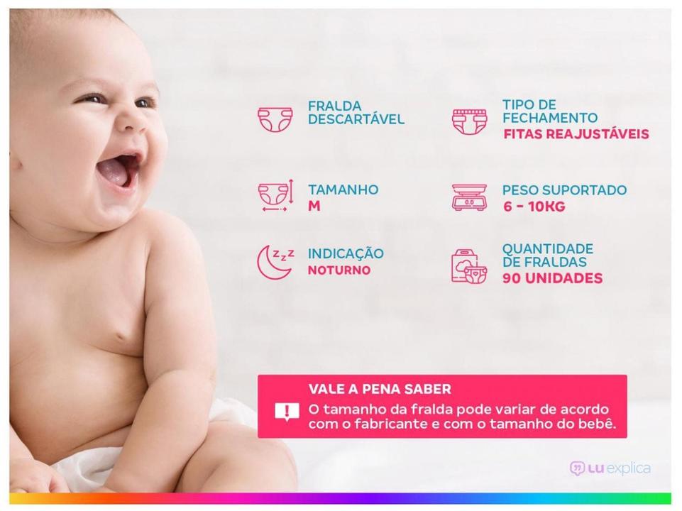 Fraldas Pampers Supersequinha Tam. M 6 a 10kg 90 Unidades - 2