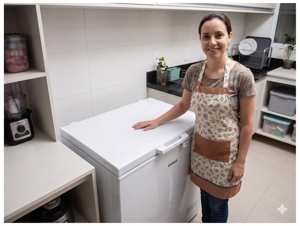 Freezer Horizontal Consul 1 Porta 142L CHA14MB - 1